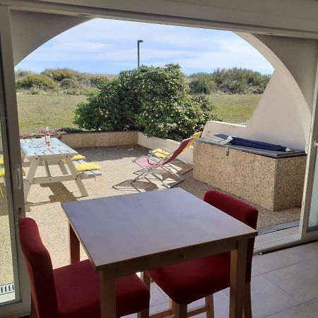 App 4 pers, accès direct plage, parking, Terrasse Agde Extérieur photo