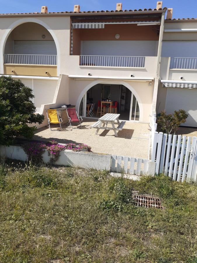App 4 pers, accès direct plage, parking, Terrasse Agde Extérieur photo